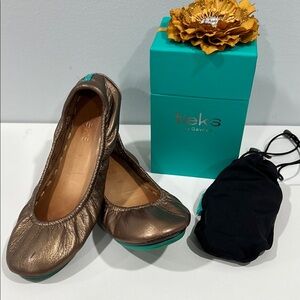 Tieks Bronze Ballet Flats